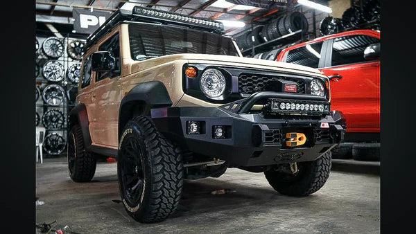 MCC Rocker Bull Bar - Low Loop Package (Jimny Models 2018-Current XL 5-Door, GLX & Lite 3-Door)