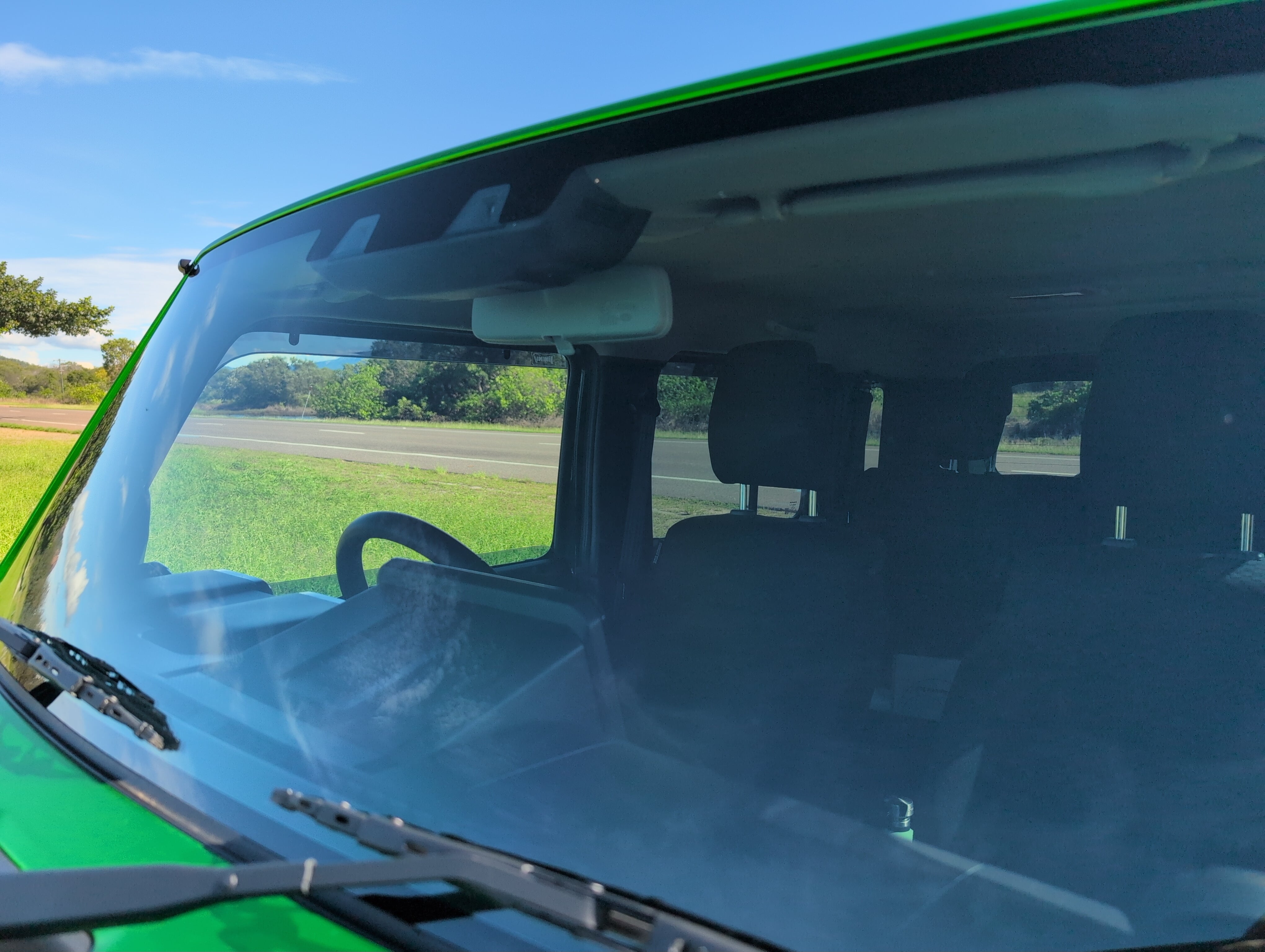 UNIQUELY TIDY DESIGNS Shortened Rear View Mirror Mount (Jimny Models 2018-Current XL 5-Door, GLX & Lite 3-Door)