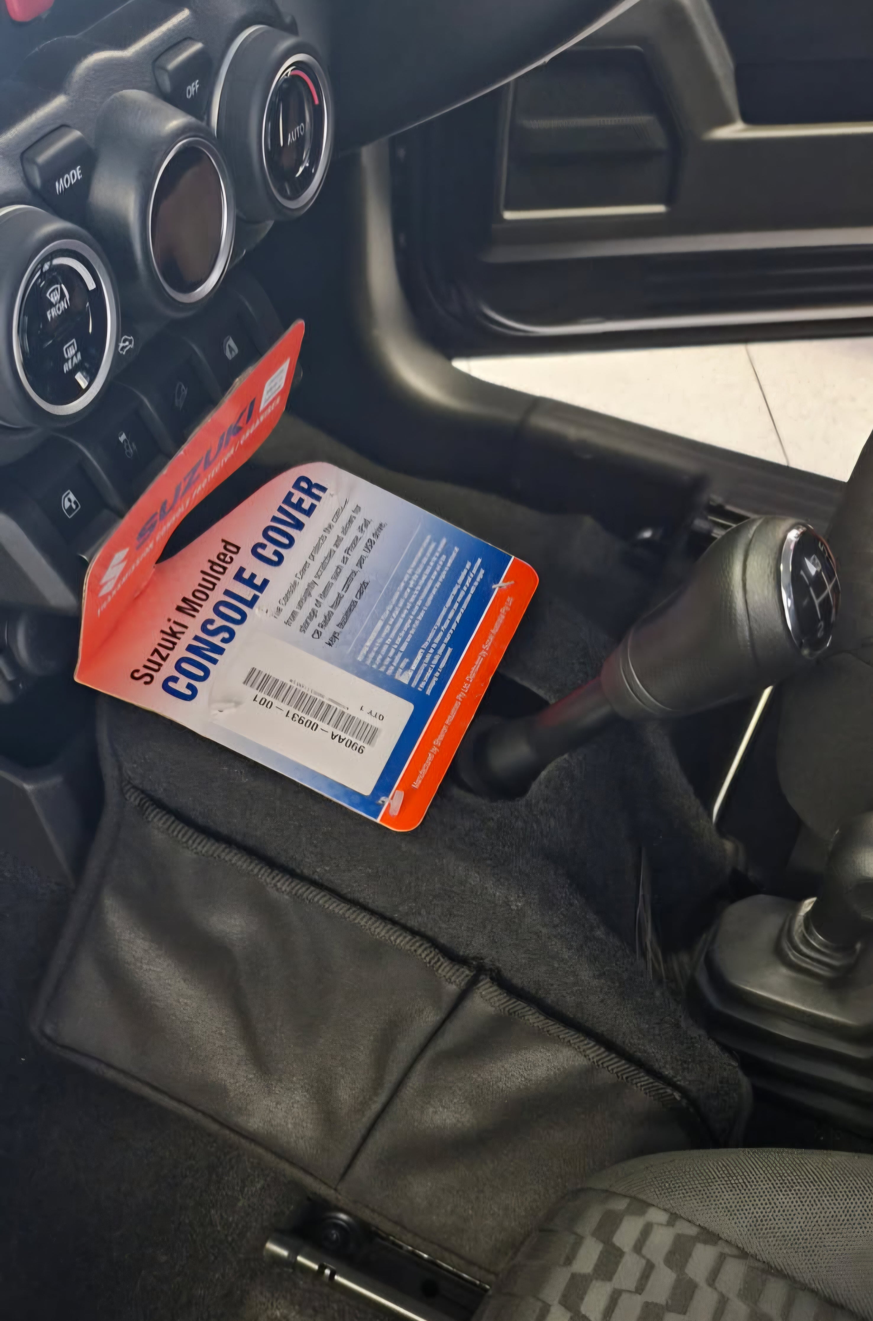 SUZUKI GENUINE Moulded Console Cover - Automatic Transmission (Jimny Models 2018-Current GLX & Lite 3-Door) (Copy)