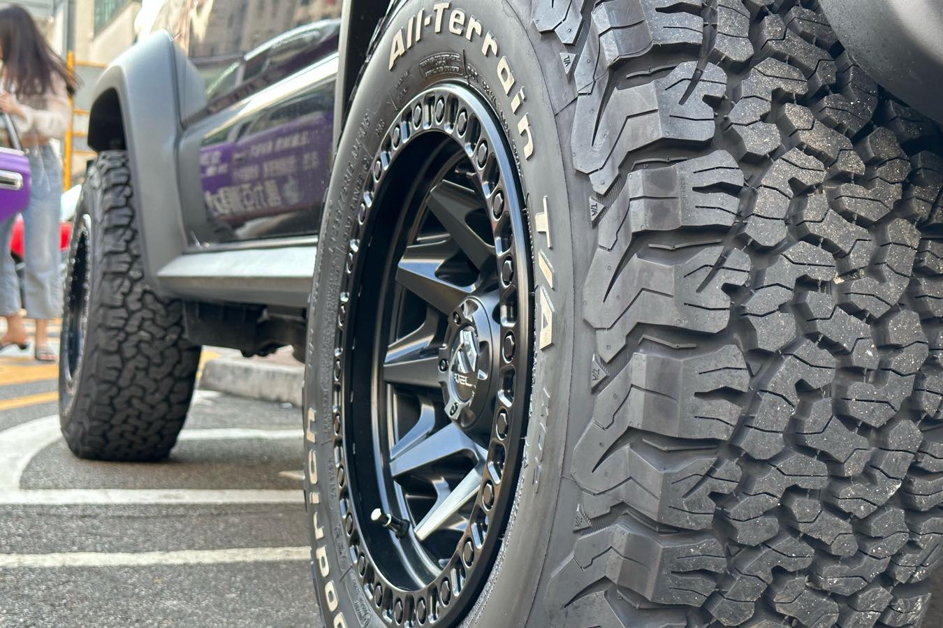 FUEL OFF-ROAD D694 Covert - Matte Black Alloy Wheel *15X8" ET-12 (Jimny Models 2018-Current XL 5-Door, GLX & Lite 3-Door)