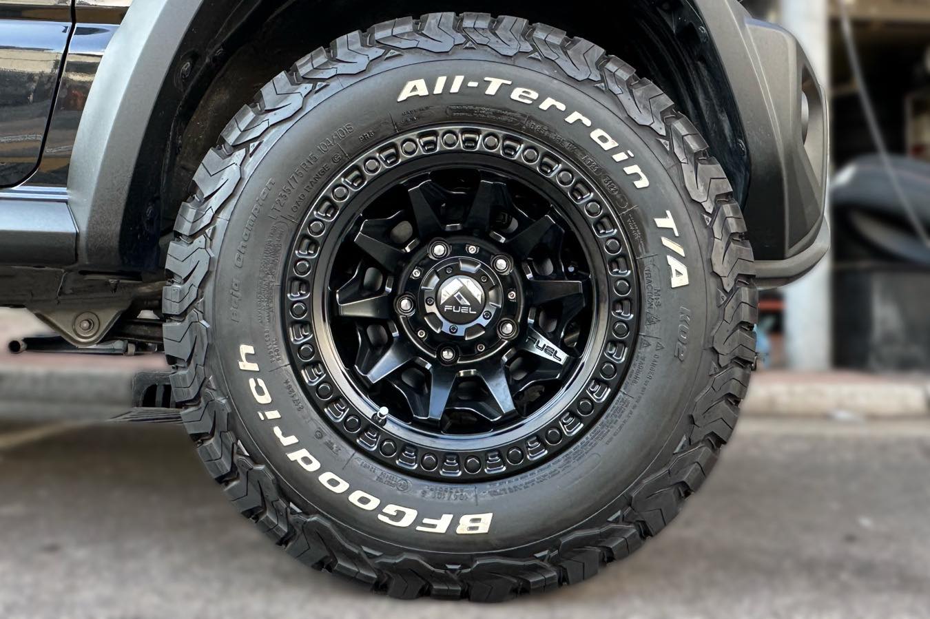 FUEL OFF-ROAD D694 Covert - Matte Black Alloy Wheel *15X8" ET-12 (Jimny Models 2018-Current XL 5-Door, GLX & Lite 3-Door)