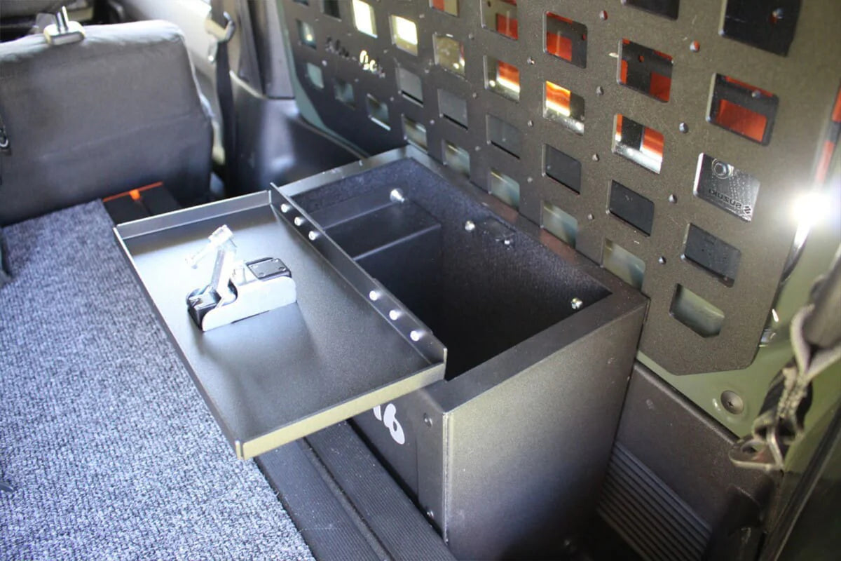 ALU-CAB Rear Lockable Storage Boxes (Jimny Models 2018-Current GLX & Lite 3-Door)