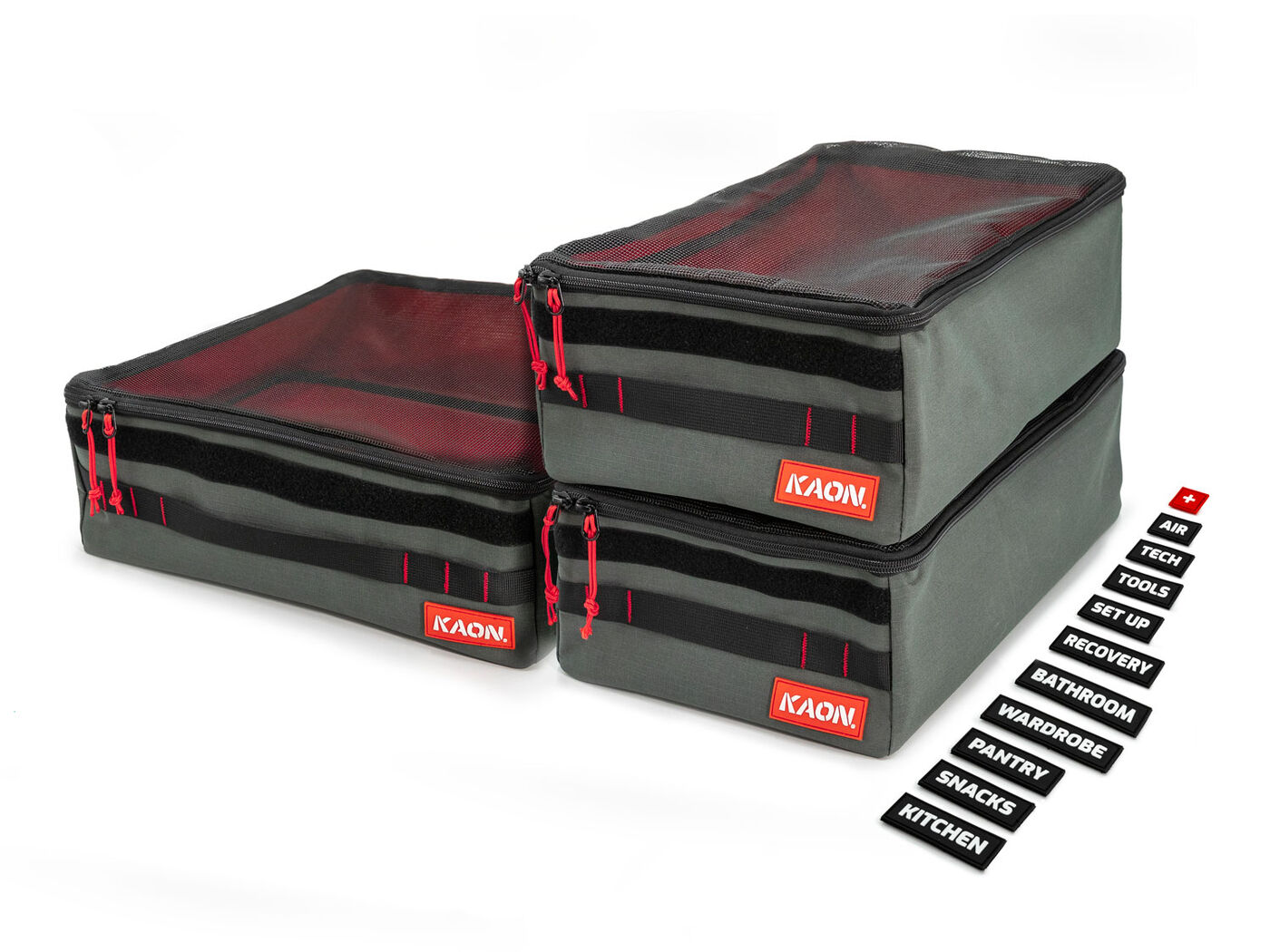 KAON Shelf Sorter Storage Bags Bundle (Jimny Models 2018-Current XL 5-Door, GLX & Lite 3-Door)