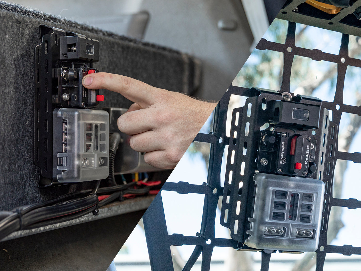 KAON Universal Fuse Bracket (Jimny Models 2018-Current XL 5-Door, GLX & Lite 3-Door)