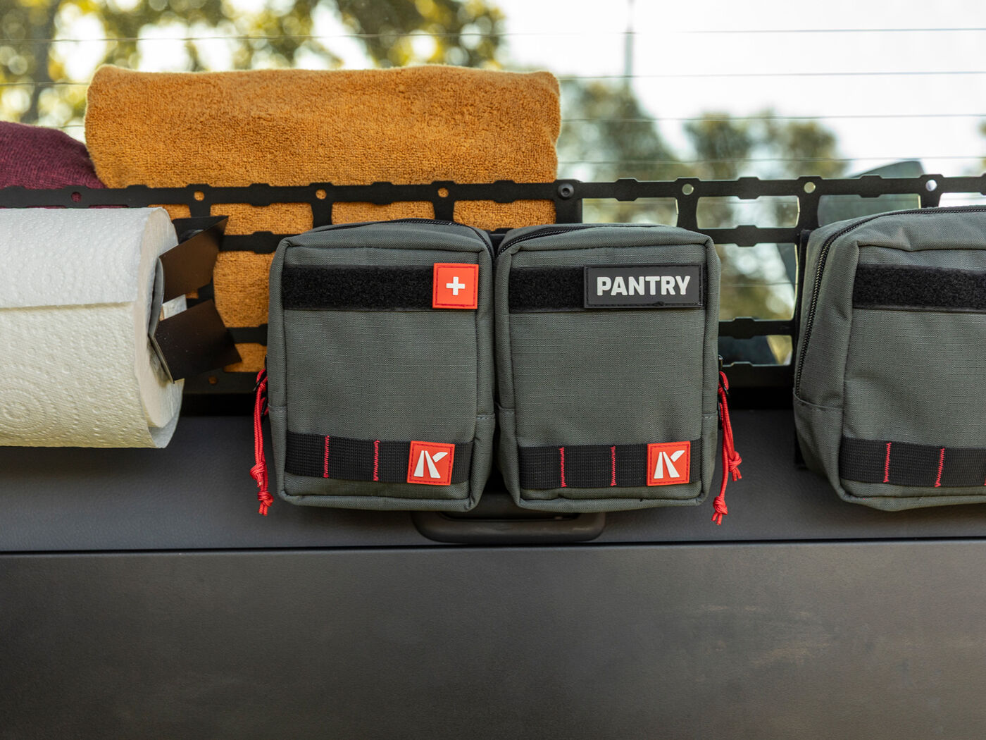 KAON Panel Storage Pouch Bundle (Jimny Models 2018-Current XL 5-Door, GLX & Lite 3-Door)