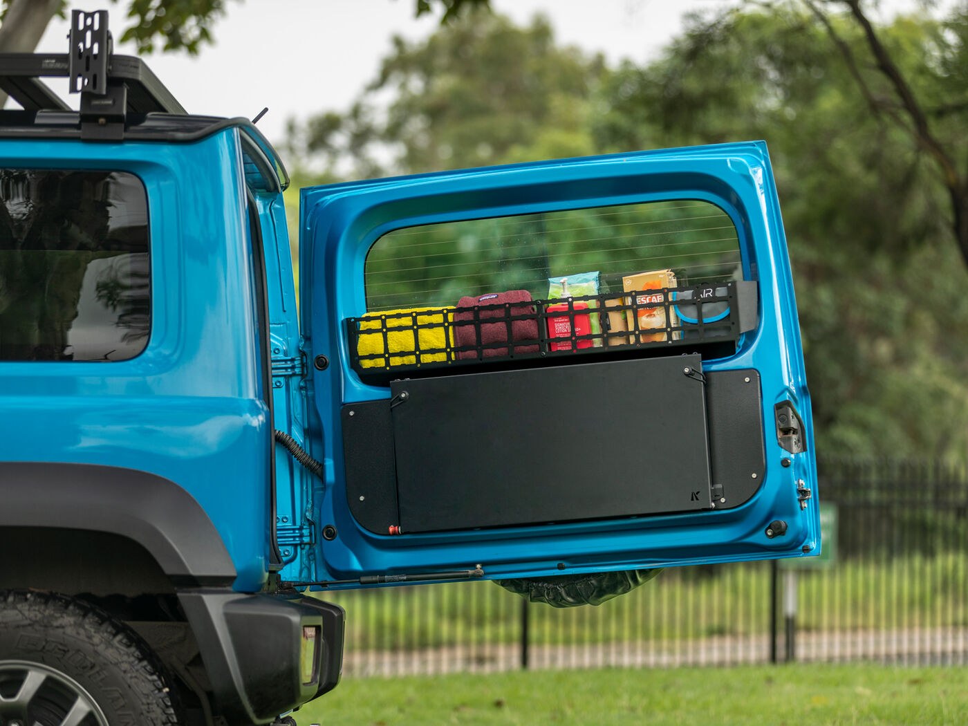 KAON Rear Tailgate Window Storage Basket (Jimny Models 2018-Current XL 5-Door, GLX & Lite 3-Door)