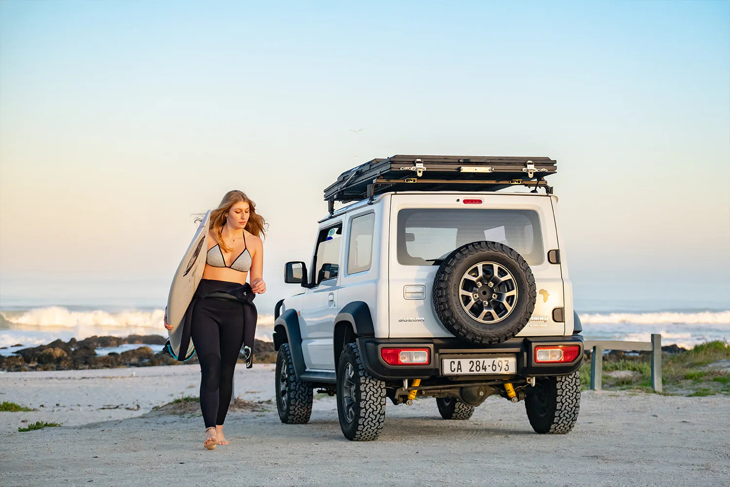 ALU-CAB Lightweight Rooftop Tent (Jimny Models 2018-Current XL 5-Door, GLX & Lite 3-Door)