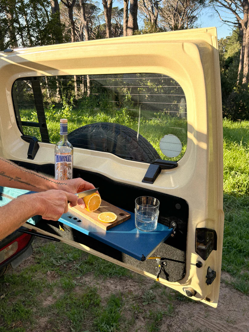 MOD Rear Tailgate Pop-Up Table (Jimny Models 2018-Current XL 5-Door, GLX & Lite 3-Door)