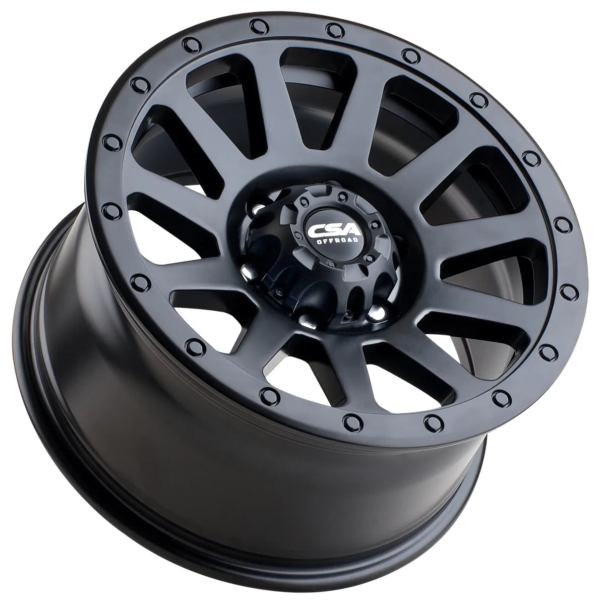 CSA Ridgeline Satin Black Alloy Wheel *15x7" ET0 (Jimny Models 2018-Current XL 5-Door, GLX & Lite 3-Door)