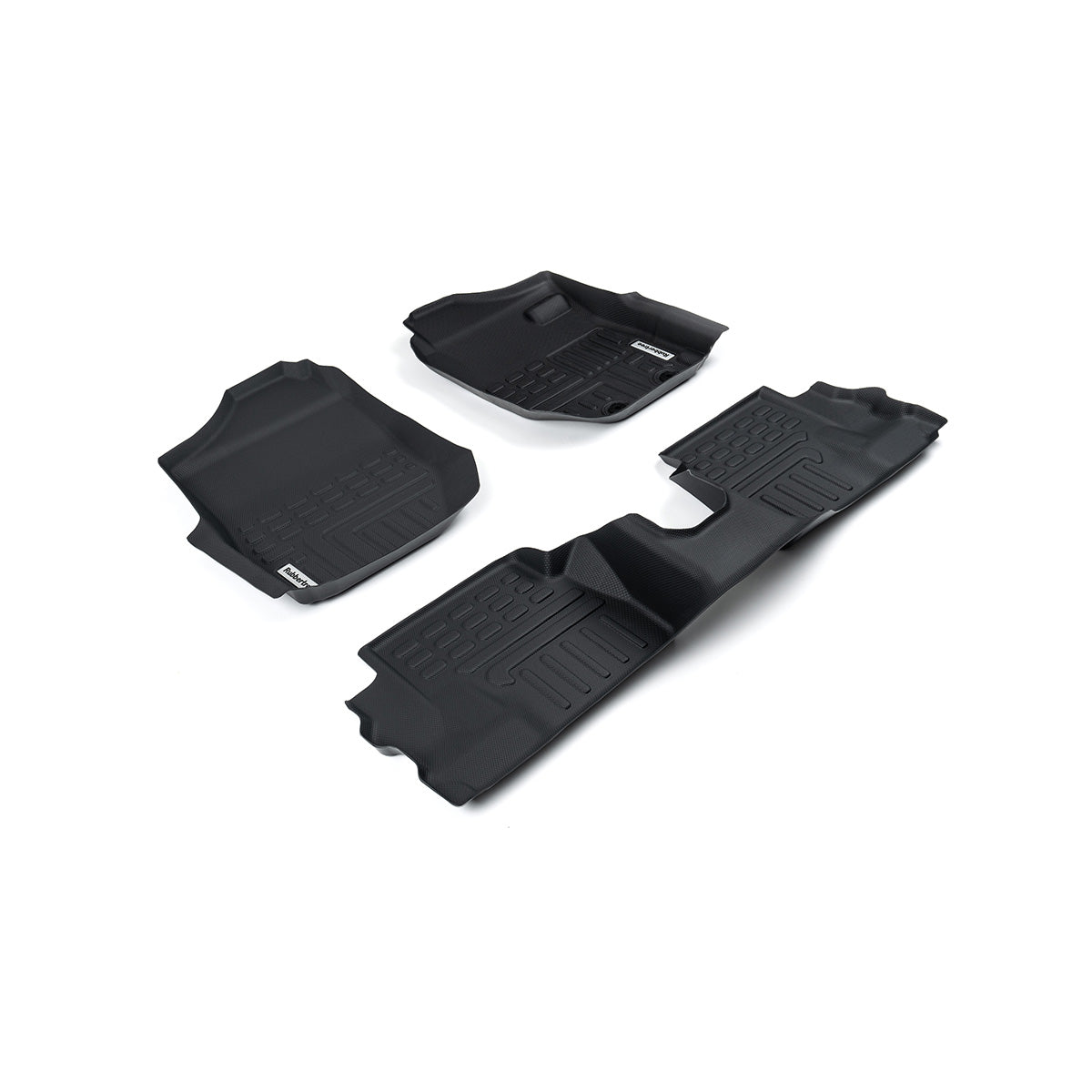 RUBBERTREE Deep Dish Rubber Floor Mat Set (Jimny Models 2018-Current 3-Door GLX & Lite)