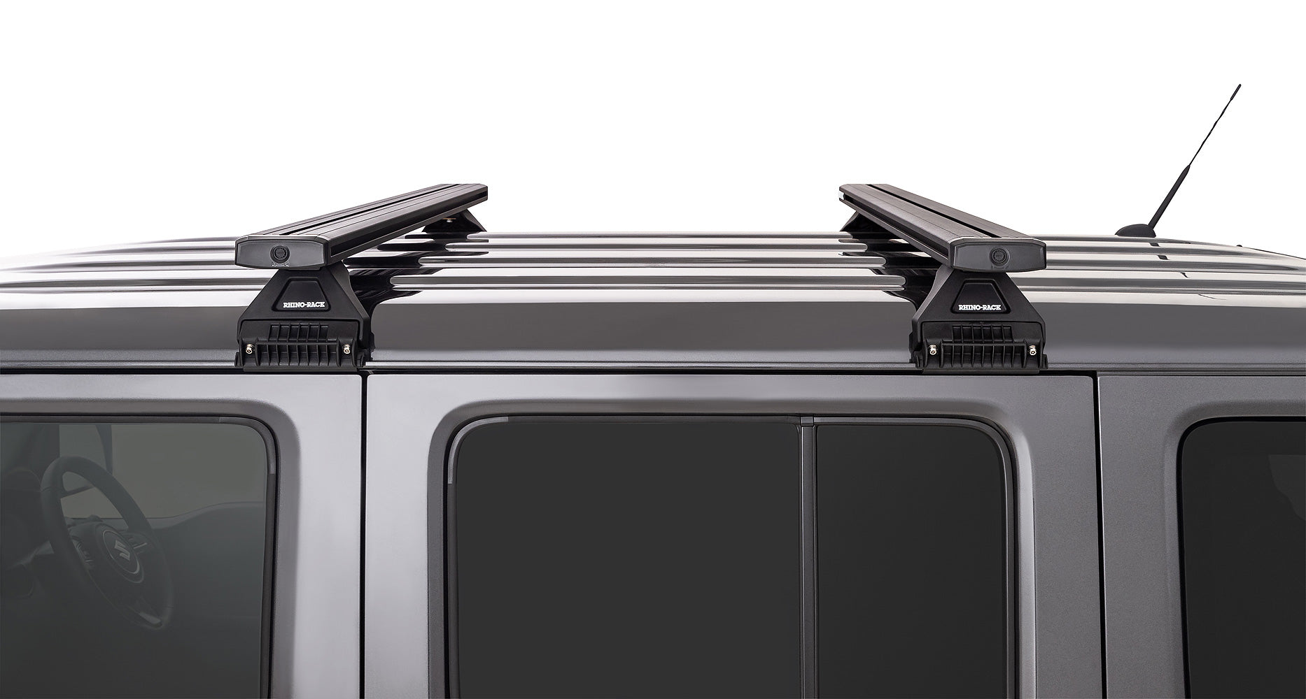 RHINO-RACK Reconn-Deck RL110 Series Cross Bar System - Black (Jimny Models 2018-Current XL 5-Door, GLX & Lite 3-Door)