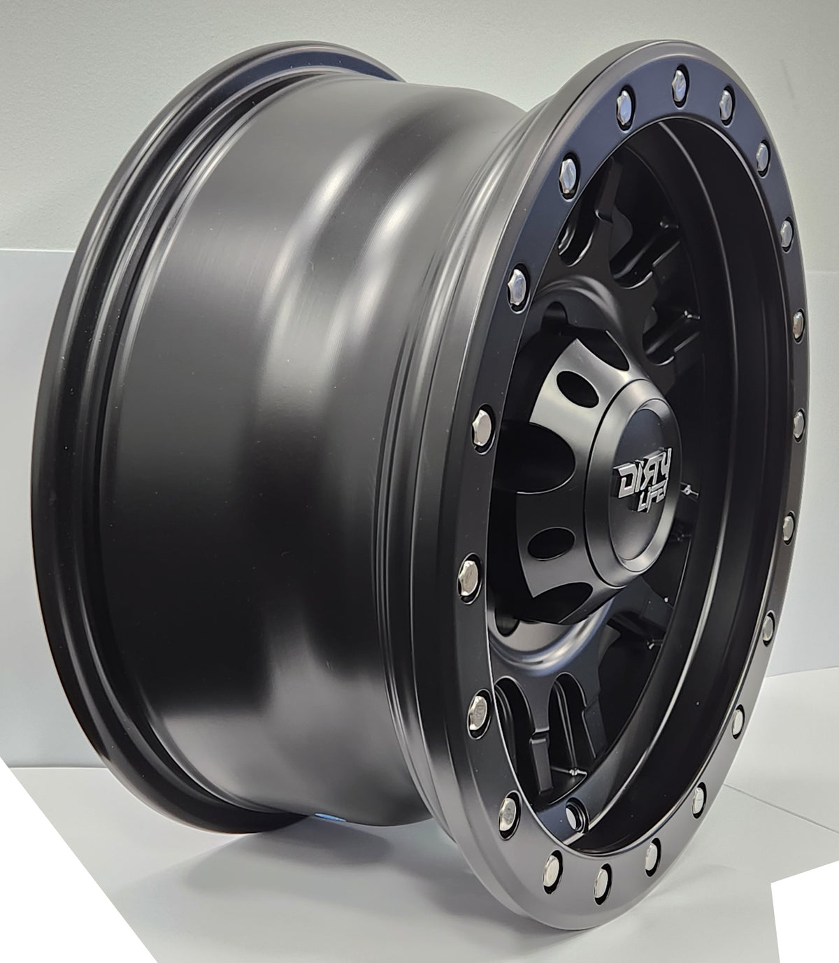 DIRTY LIFE Canyon Pro - Matte Black Alloy Wheel *15x7" ET3 8.4kgs (Jimny Models 2018-Current XL 5-Door, GLX & Lite 3-Door)