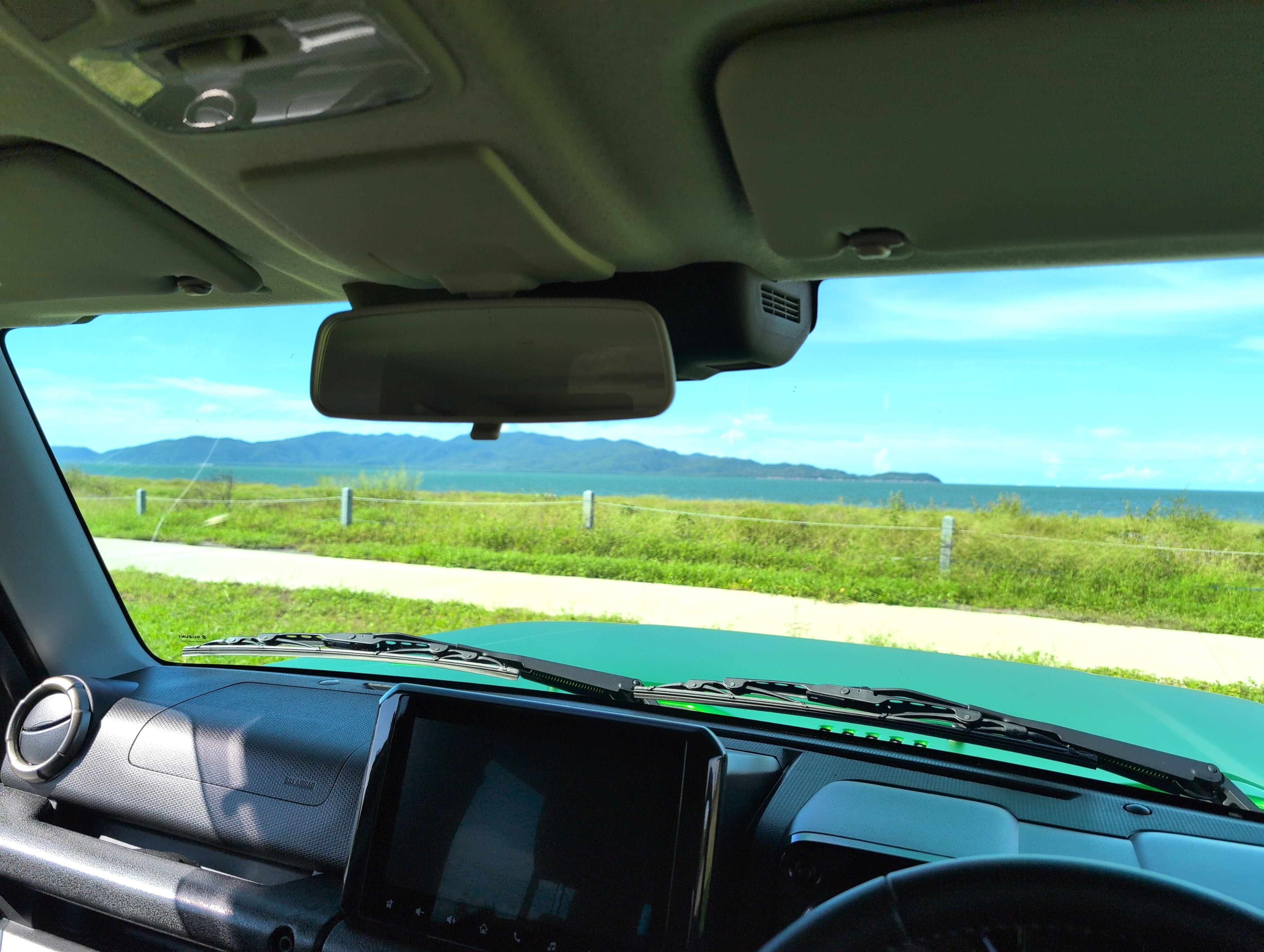 UNIQUELY TIDY DESIGNS Shortened Rear View Mirror Mount (Jimny Models 2018-Current XL 5-Door, GLX & Lite 3-Door)