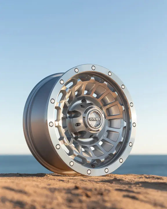 ROH One Twenty Machined Alloy Wheel *15x6" ET0 8.1kgs (Jimny Models 2018-Current XL 5-Door, GLX & Lite 3-Door)