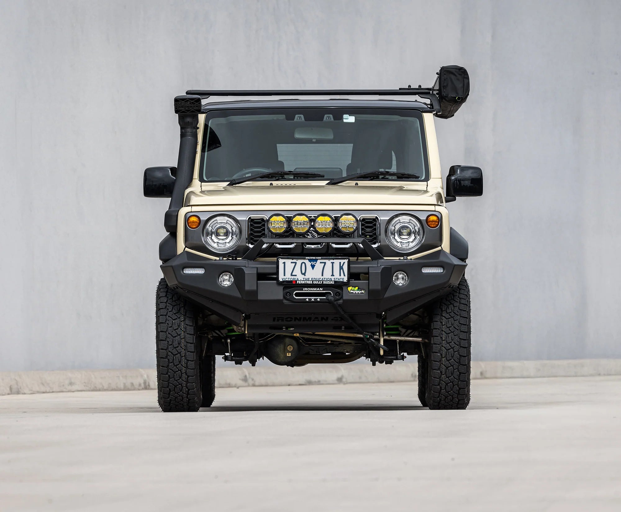 IRONMAN 4x4 Raid Alloy Bull Bar - 37kgs (Jimny Models 2018-Current XL 5-Door, GLX & Lite 3-Door)