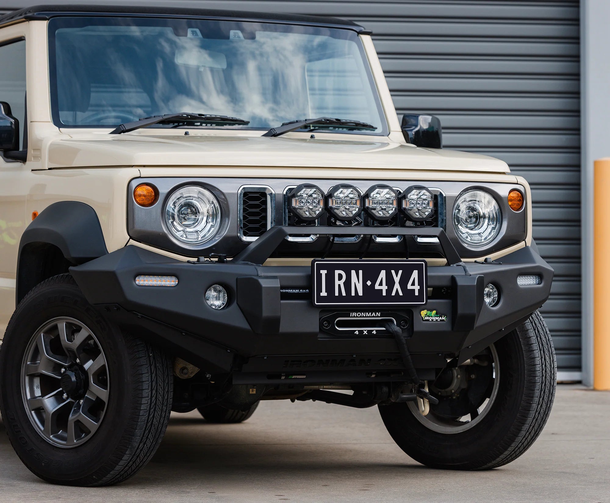 IRONMAN 4x4 Raid Alloy Bull Bar - 37kgs (Jimny Models 2018-Current XL 5-Door, GLX & Lite 3-Door)