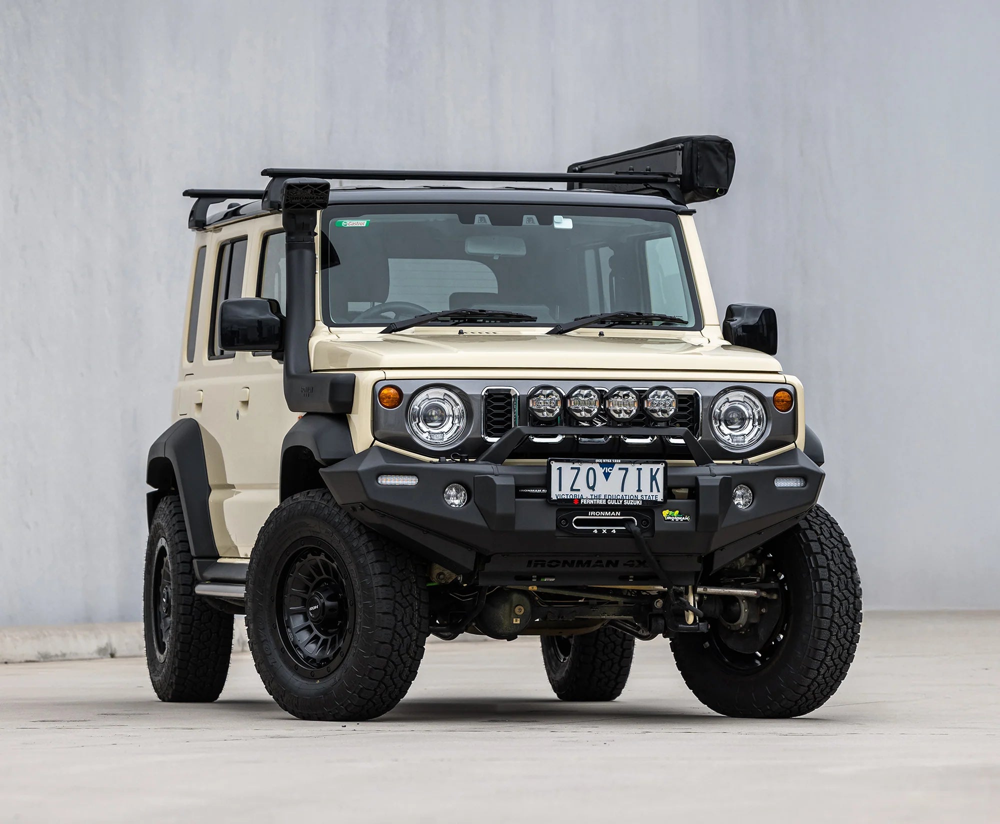 IRONMAN 4x4 Raid Alloy Bull Bar - 37kgs (Jimny Models 2018-Current XL 5-Door, GLX & Lite 3-Door)