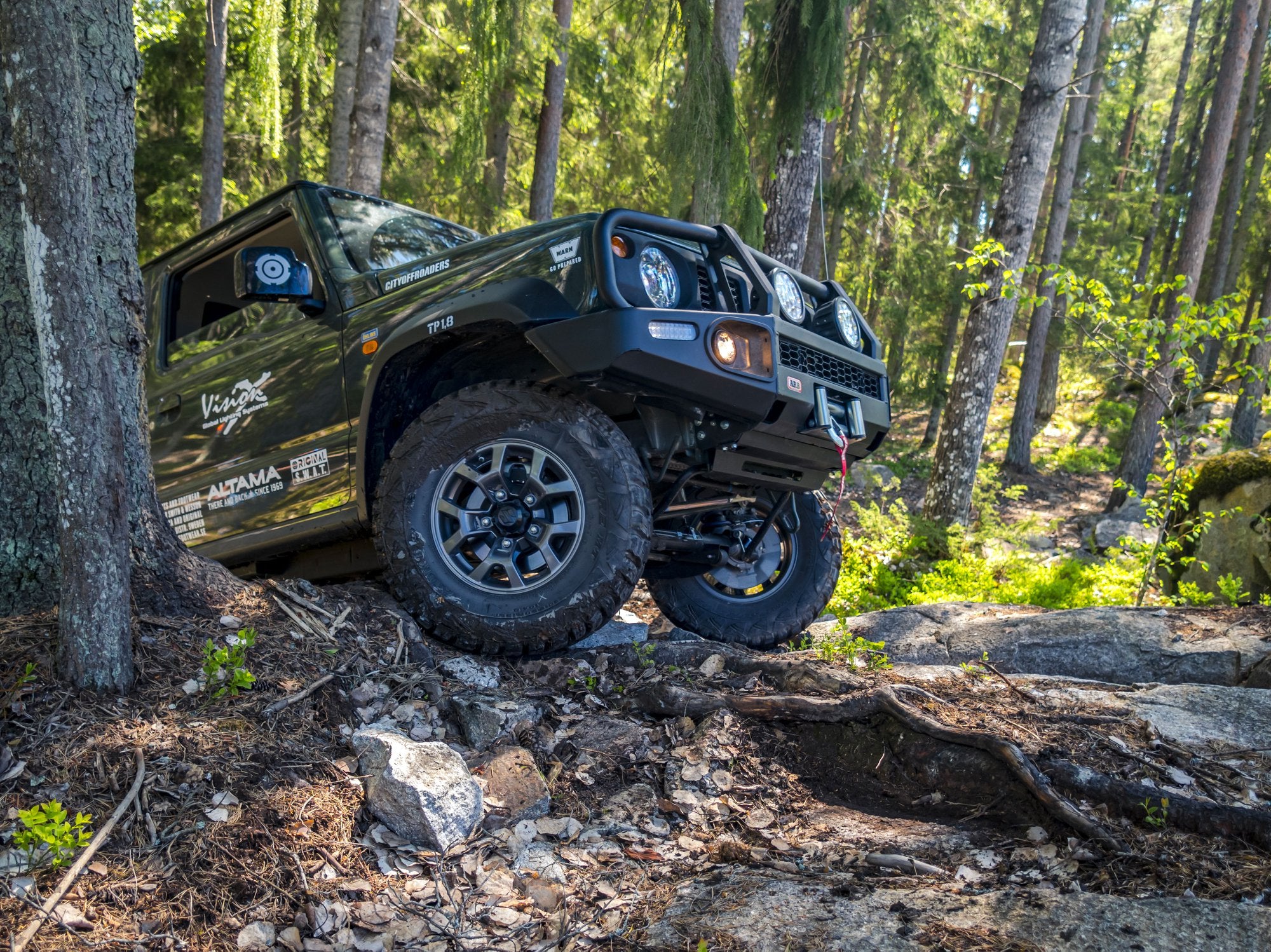 OHLINS STX46 Adventure Remote Reservoir Two-Way Adjustable Damping Shock Absorbers (Jimny Models 2018-Current XL 5-Door, GLX & Lite 3-Door)