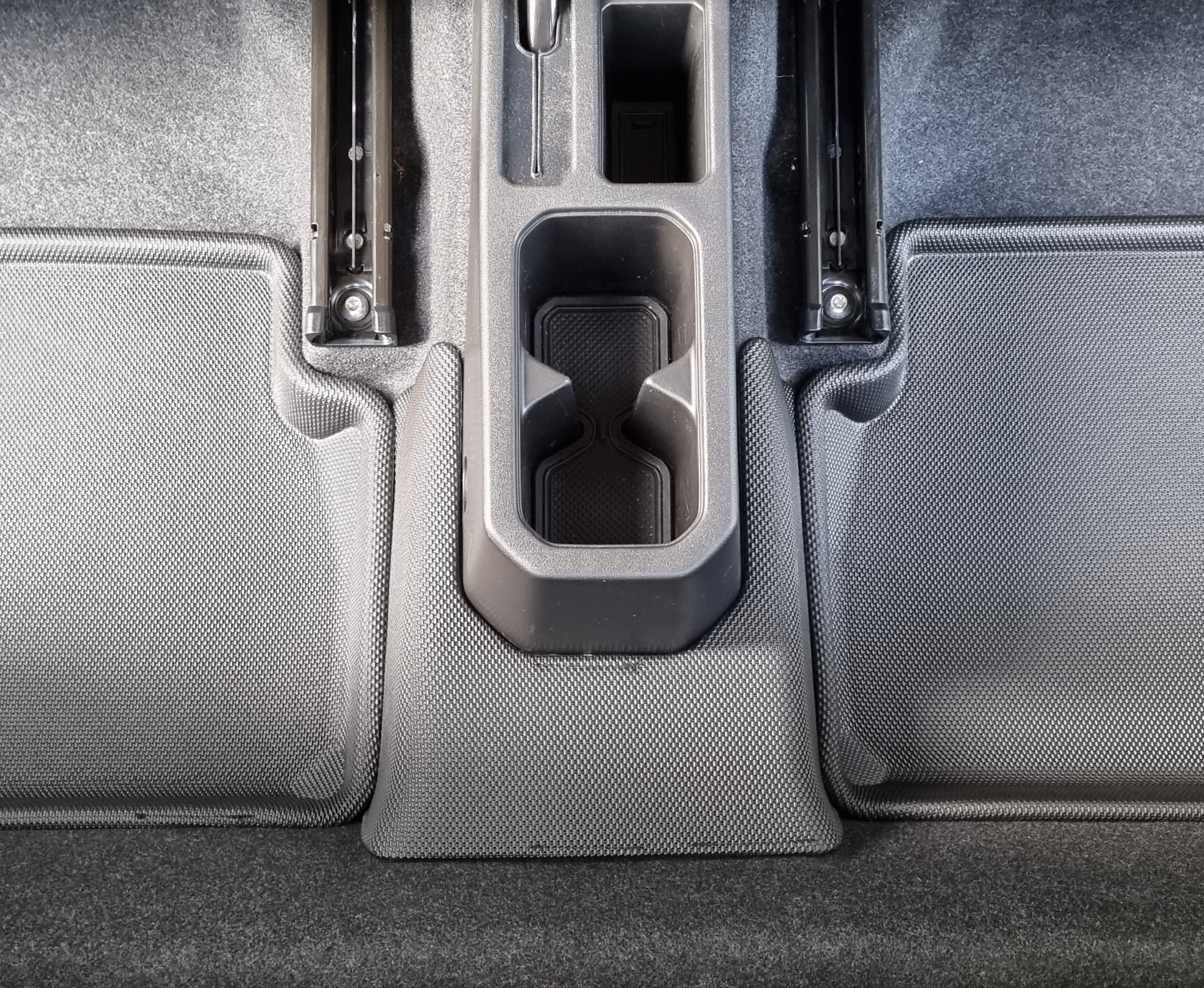 TRUFIT 3D Moulded Kagu Series Rubber Floor Mat Set - Black (Jimny Models 2018-Current GLX & Lite 3-Door)