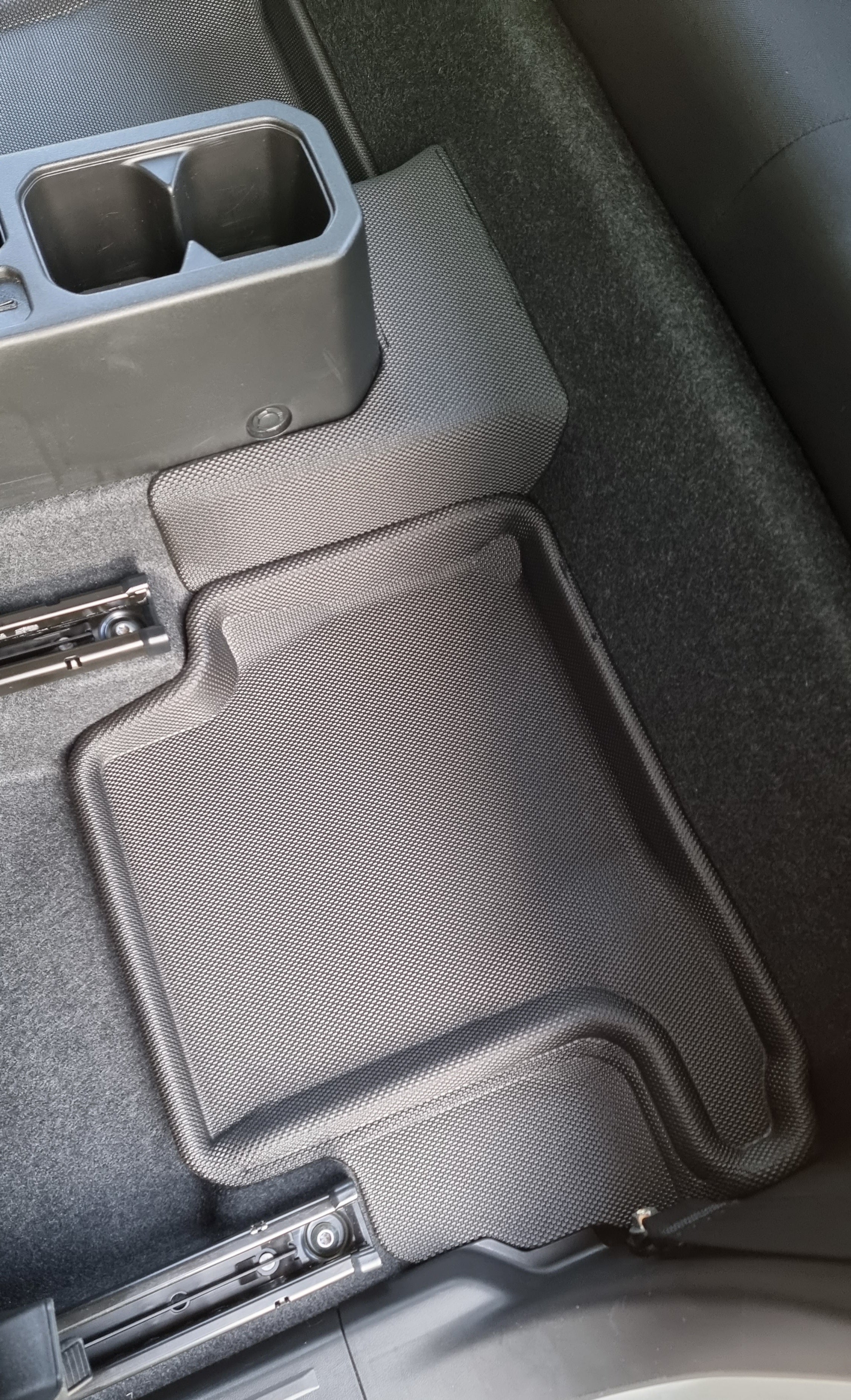 TRUFIT 3D Moulded Kagu Series Rubber Floor Mat Set - Black (Jimny Models 2018-Current GLX & Lite 3-Door)