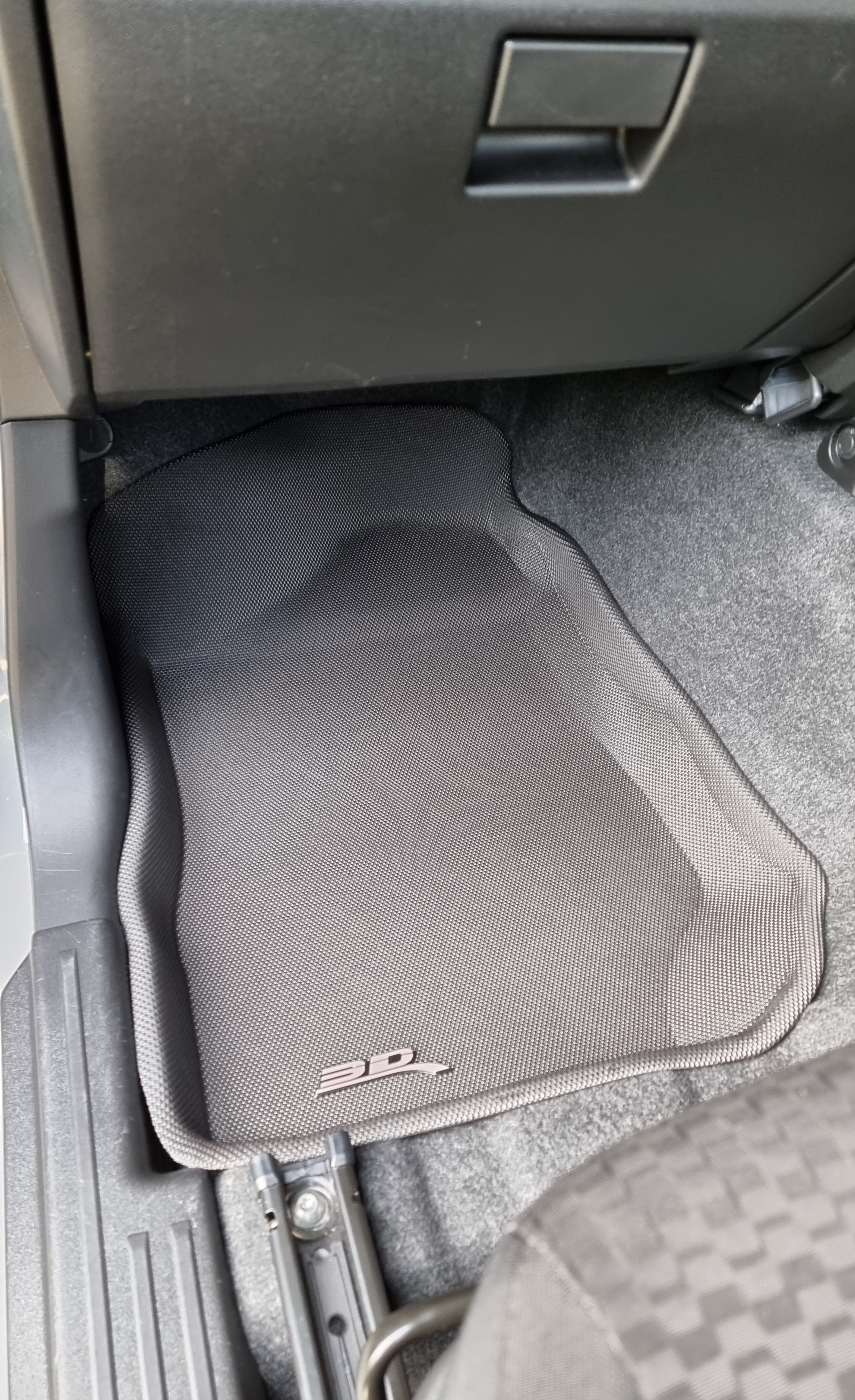 TRUFIT 3D Moulded Kagu Series Rubber Floor Mat Set - Black (Jimny Models 2018-Current GLX & Lite 3-Door)