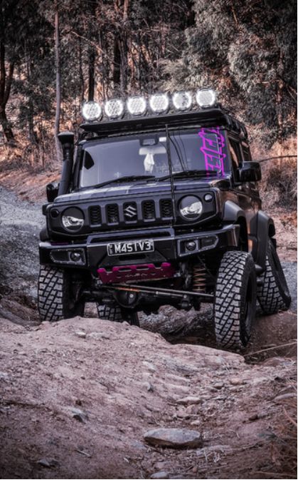 CARBON RR2.0 Remote Reservoir Monotube Shock Absorber Set (Jimny Models 2018-Current XL 5-Door, GLX & Lite 3-Door)