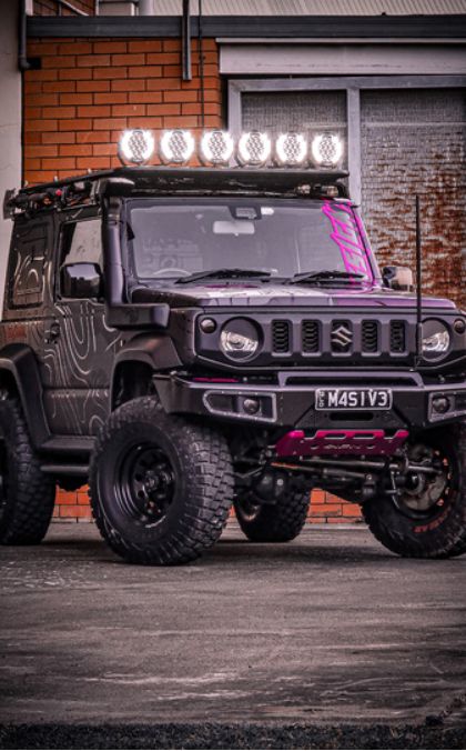 CARBON RR2.0 Remote Reservoir Monotube Shock Absorber Set (Jimny Models 2018-Current XL 5-Door, GLX & Lite 3-Door)