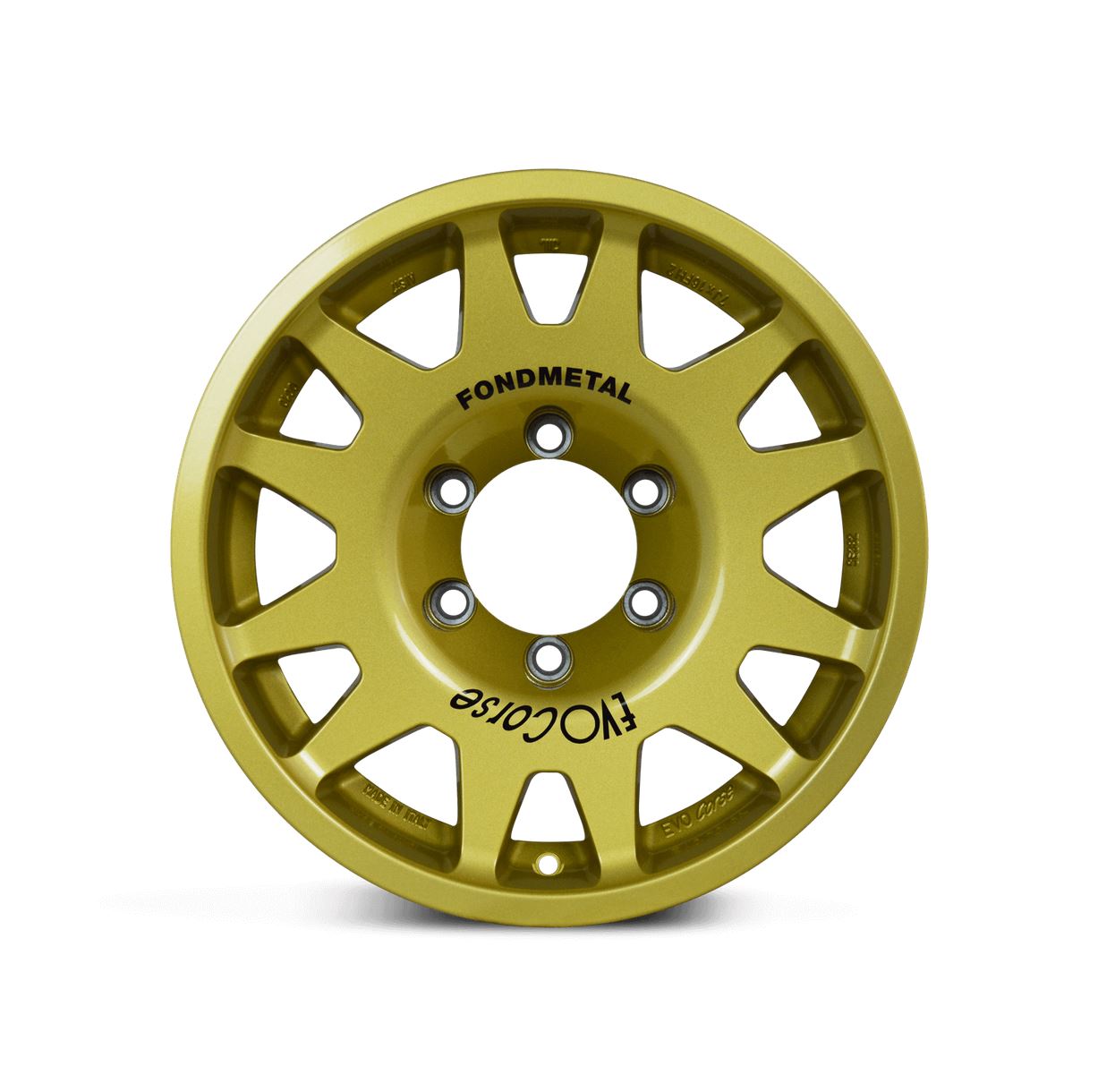 EVO CORSE DakarZero 15x7" Gold Alloy Wheel *ET-14, 5x139.7, CB 108.3 (Jimny Models 2018-Current XL 5 Door, GLX & Lite 3 Door)