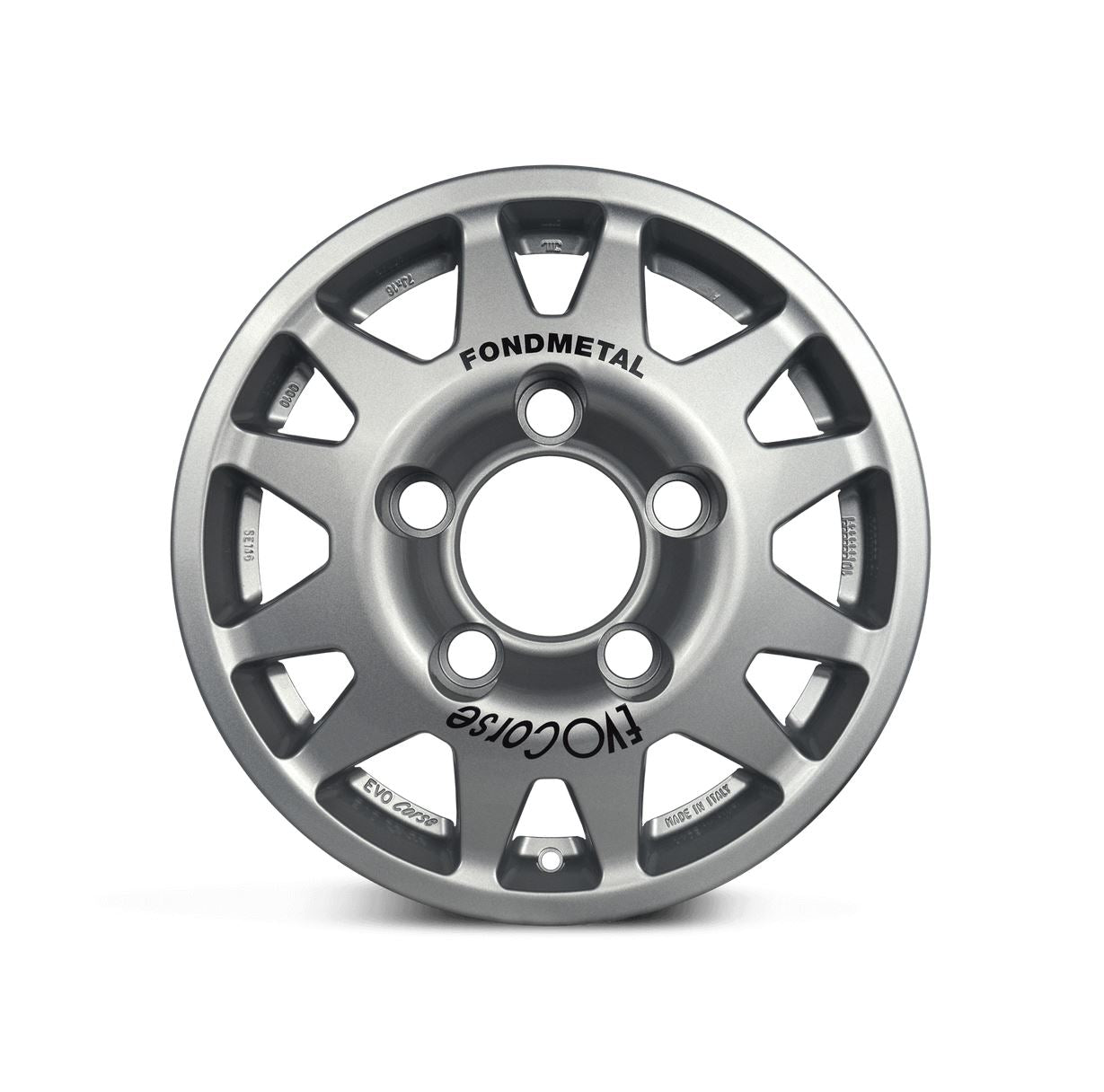 EVO CORSE DakarZero 15x7" Silver Alloy Wheel *ET0, 5x139.7, CB 108.3 (Jimny Models 2018-Current XL 5 Door, GLX & Lite 3 Door)