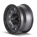 DIRTY LIFE Roadkill Matte Gunmetal Black Lip Alloy Wheel *15x7" ET3 8kgs (Jimny Models 2018-Current, XL, GLX & Lite)