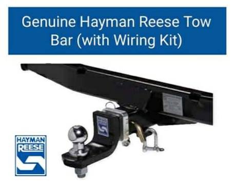 HAYMAN REESE Heavy Duty Tow Bar Complete Kit - Includes ECU Wiring Box Kit & 7 Pin Smartclick Flat Plug 400mm (Jimny Models 2018-Current GLX & Lite 3-Door)