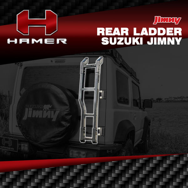 HAMER 4X4 Rear Ladder (Jimny Models 2018-Current GLX & Lite)