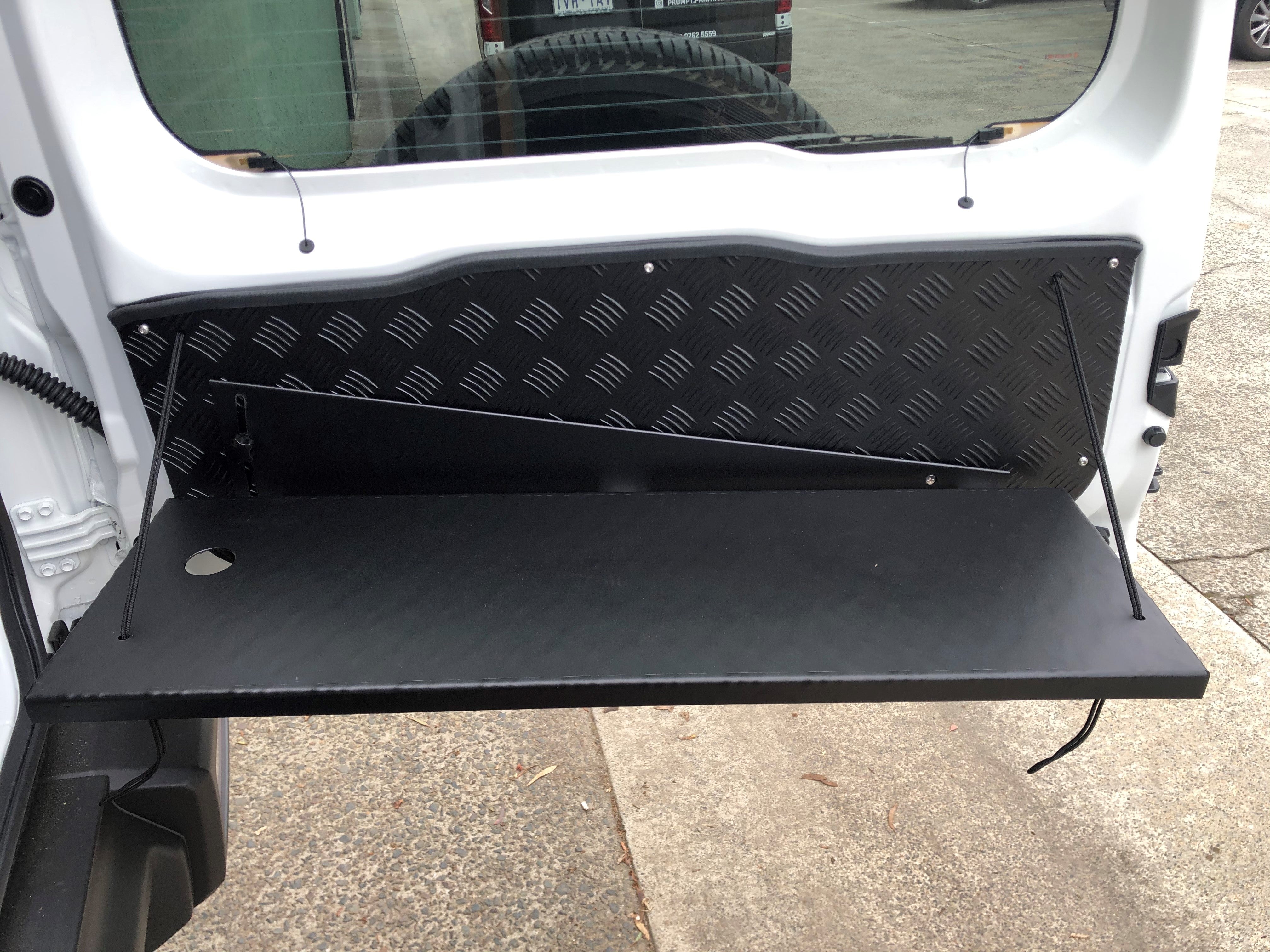 SERIOUSLY SUZI Rear Tailgate Drop Down Table (Jimny Models 2018-Current XL 5-Door, GLX & Lite 3-Door)