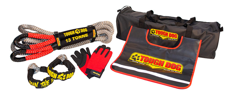 TOUGH DOG 4WD SUSPENSION Recovery Kit with 13T Kinetic Rope