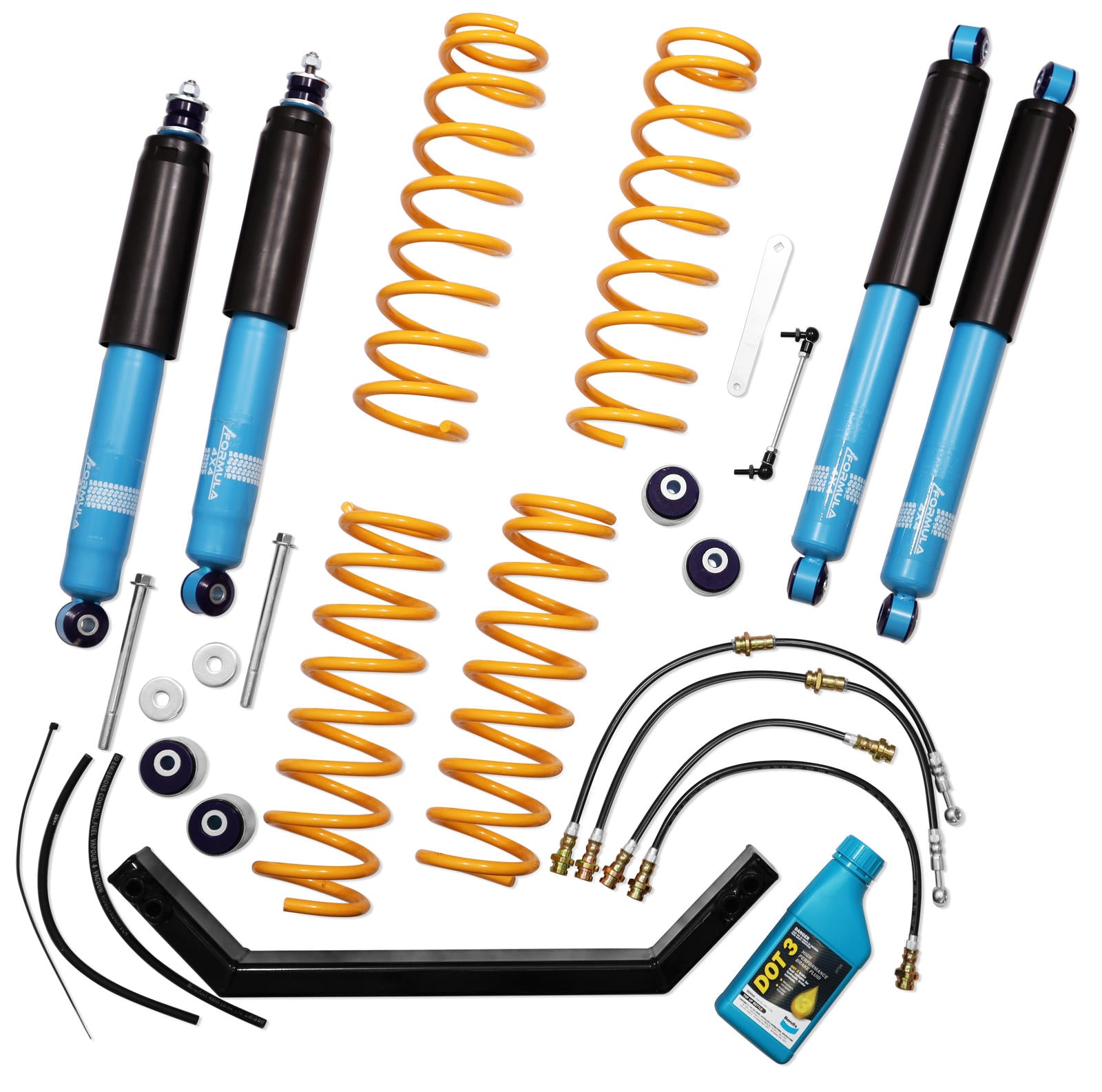 FULCRUM SUSPENSIONS Suspension Lift Kit - 50mm (Jimny Models 2023-Current XL 5-Door)