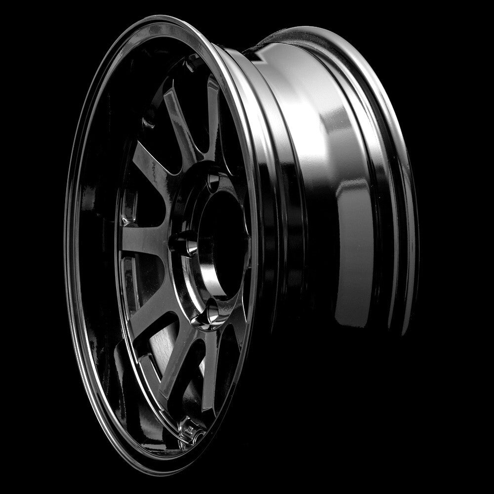 ROTA J-Vee 16x5.5" Hyper Black Alloy Wheel *ET-20, 5x139.7 (Jimny Models 2018-Current XL 5-Door, GLX & Lite 3-Door)