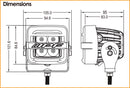 IPF 600 Series 2-Inch LED Driving Light - Pair