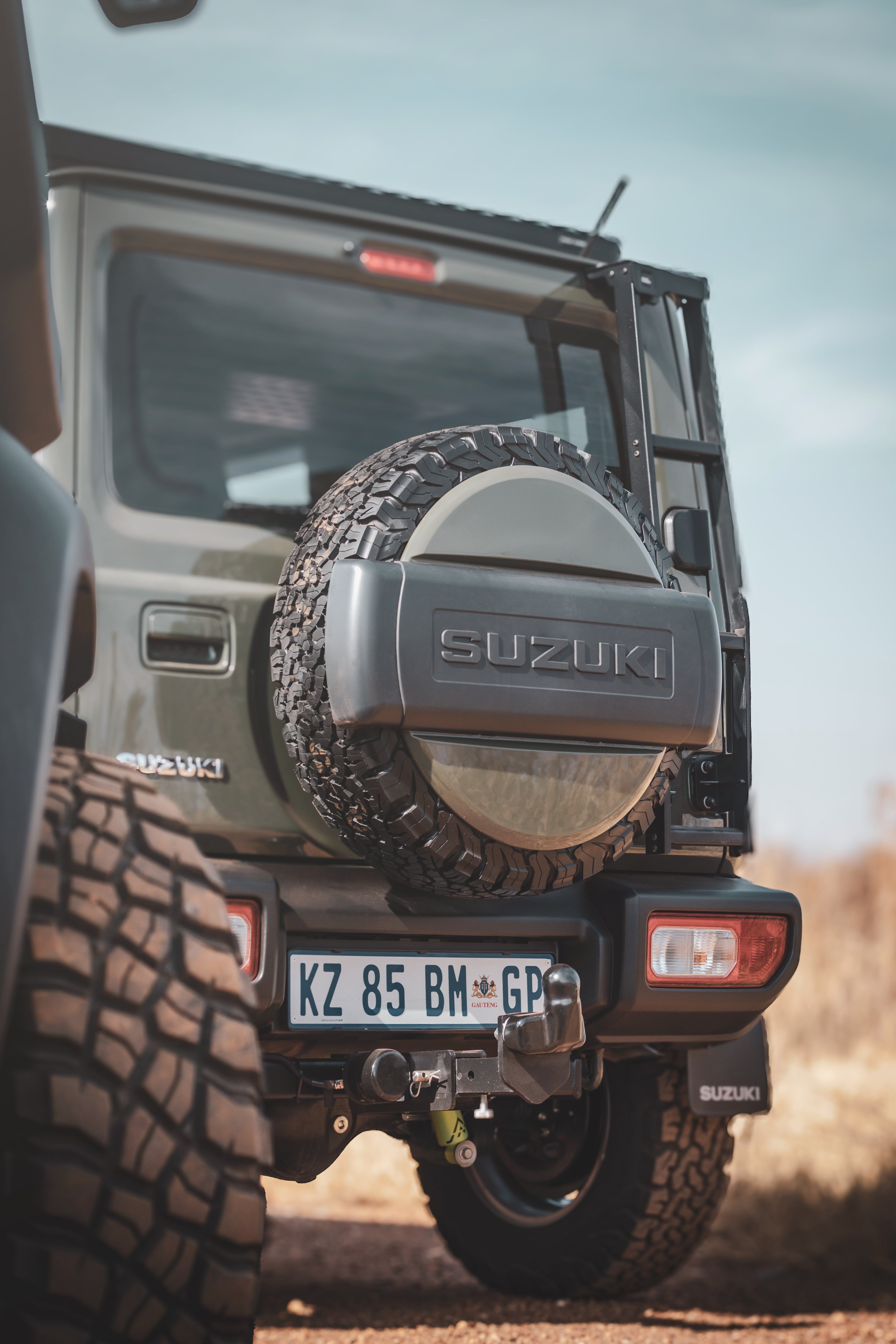 ROAMING HORIZONS Spare Wheel Cover (Jimny Models 2018-Current XL 5-Door, GLX & Lite 3-Door)