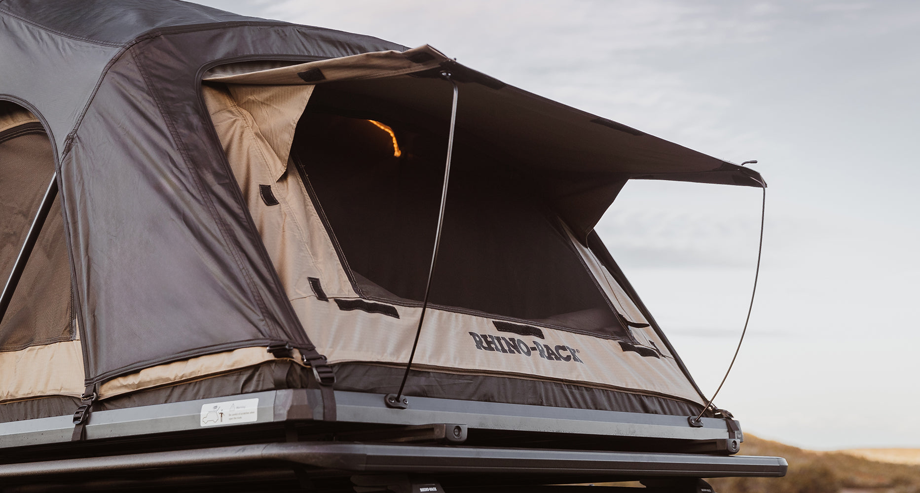 RHINO-RACK Softshell Roof Top Tent - Only 45kgs (Jimny Models 2018-Current XL 5-Door, GLX & Lite 3-Door)