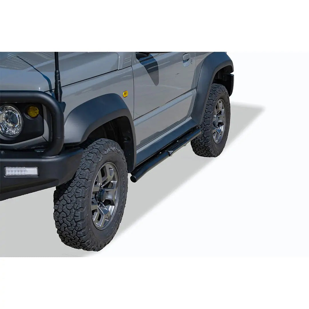 TJM Rock Sliders with Integrated Step Platform (Jimny Models 2018-Current GLX & Lite 3-Door)