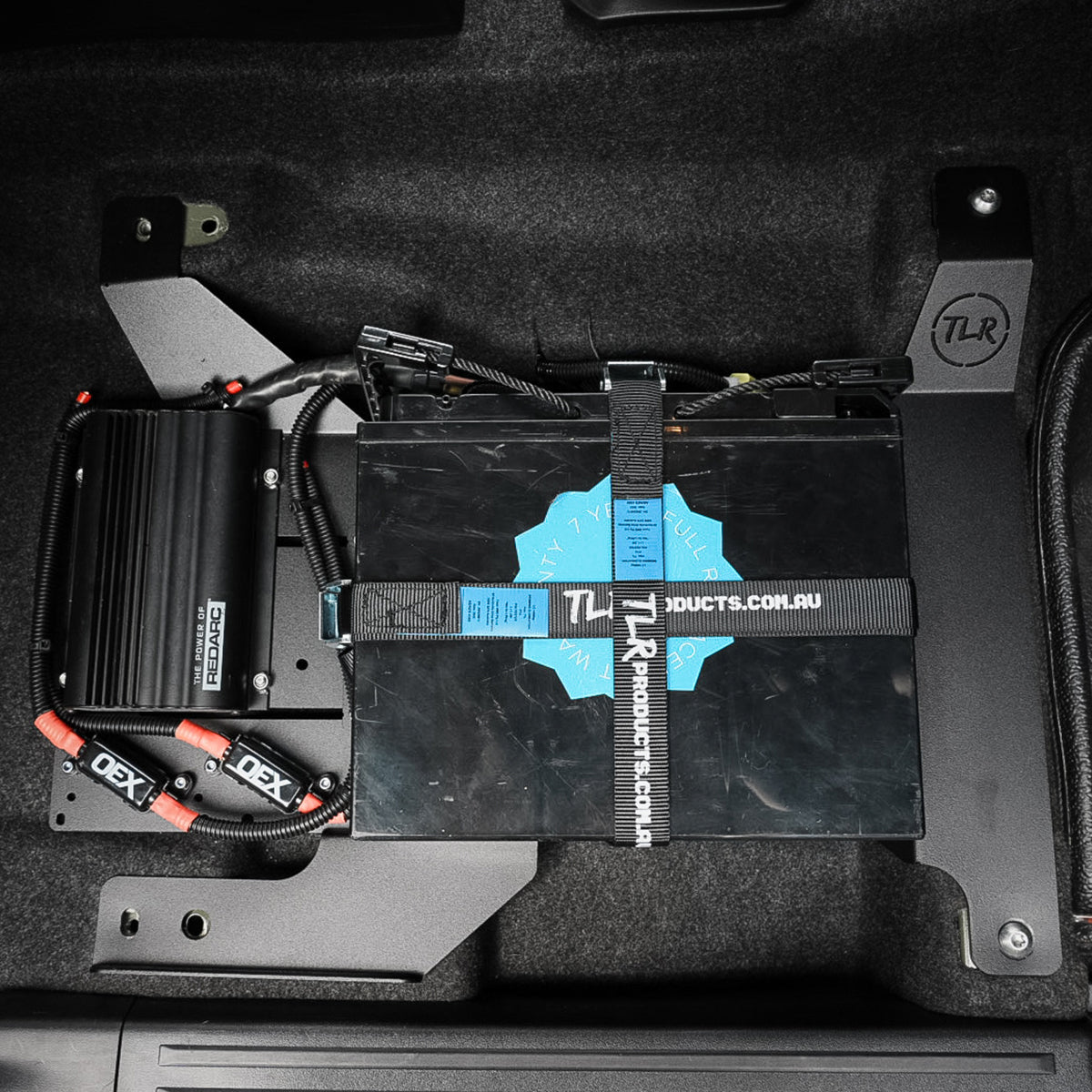 TLR Under-seat Auxiliary Battery Tray (Jimny Models 2018+Current XL 5-Door, GLX & Lite 3-Door)