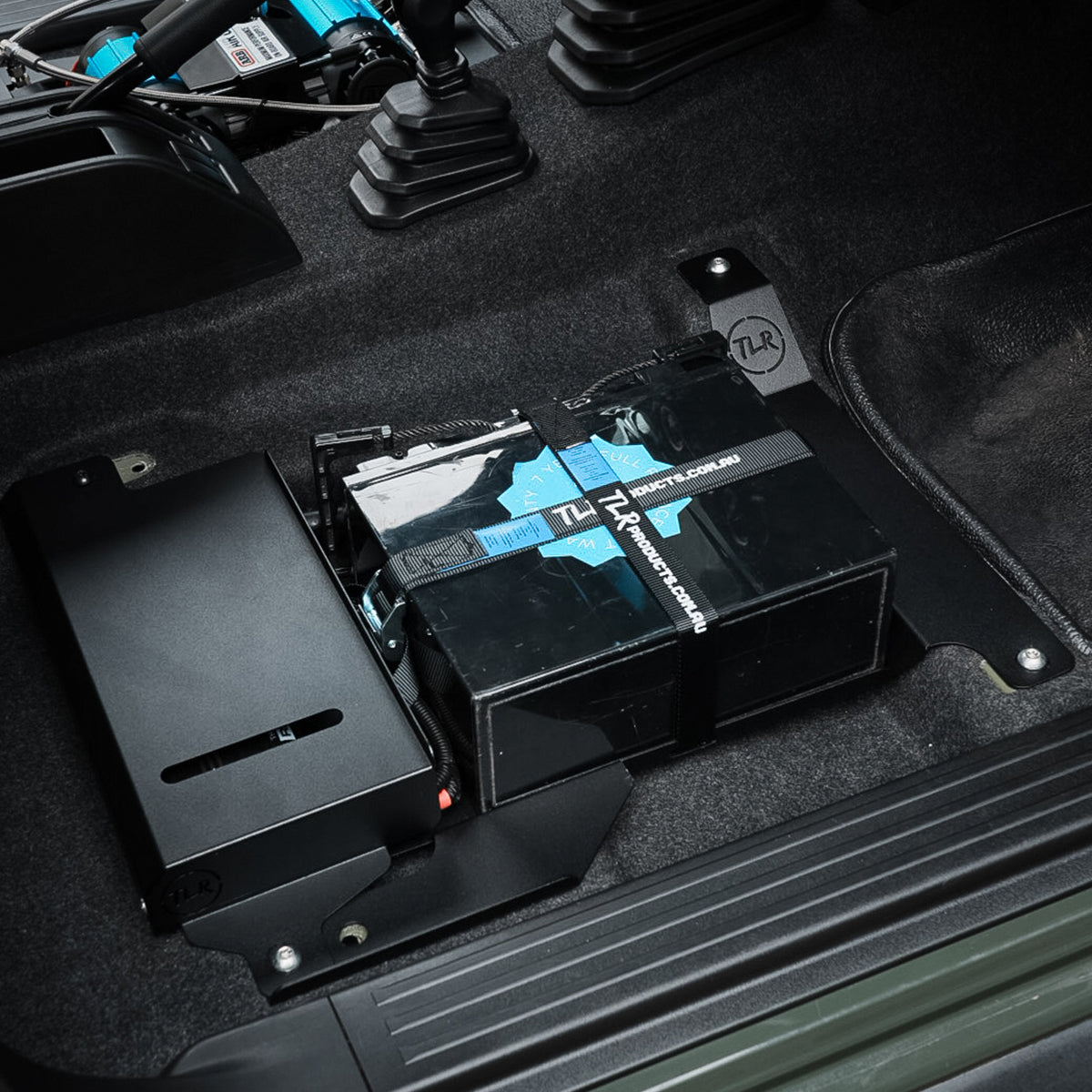 TLR Under-seat Auxiliary Battery Tray (Jimny Models 2018+Current XL 5-Door, GLX & Lite 3-Door)