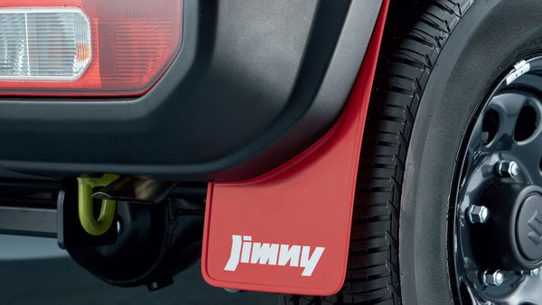 SUZUKI GENUINE Mud Flaps - Red (Jimny Models 2018-Current XL 5-Door, GLX & Lite 3-Door)