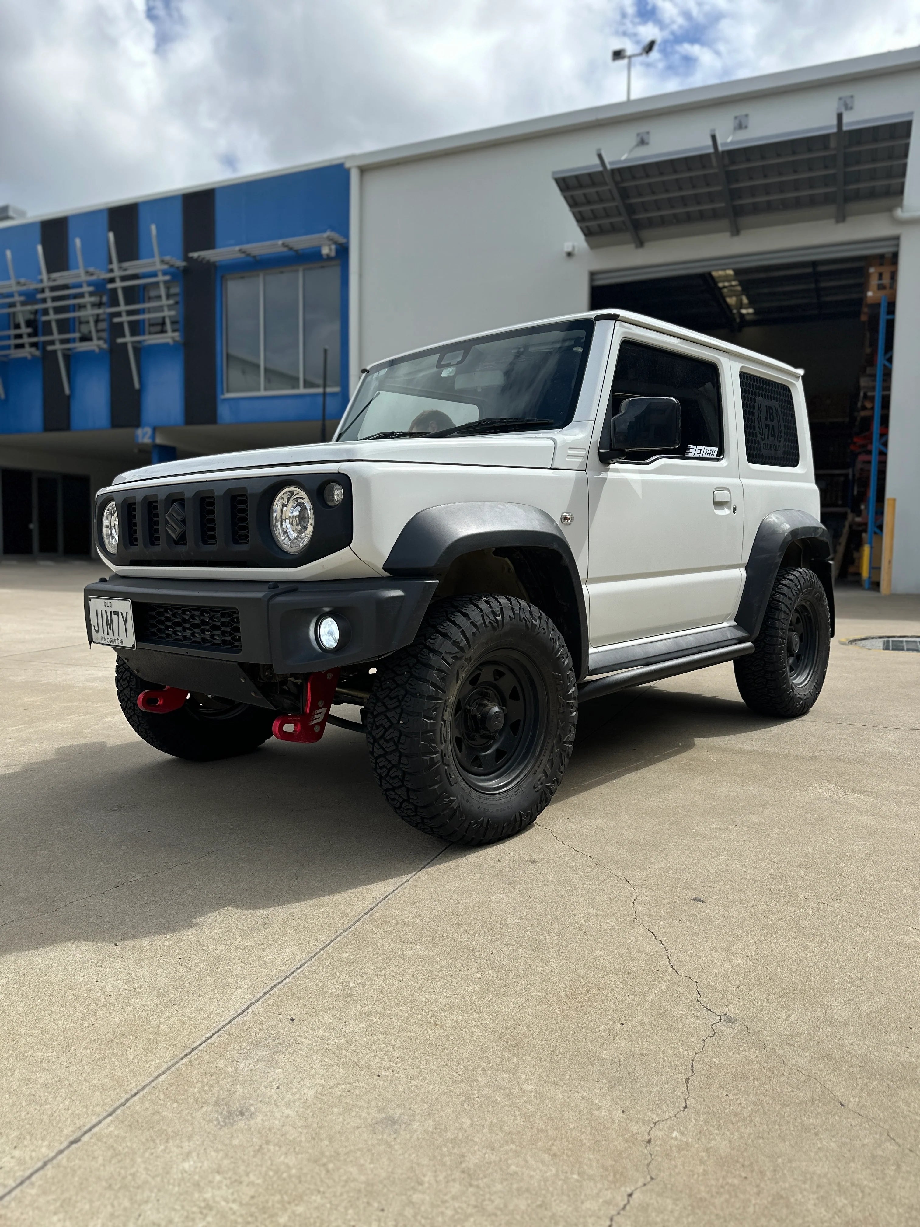 BEI HOUSE Version #2 Low Profile Rock Slider - Pair (Jimny Models 2018-Current GLX & Lite 3-Door)