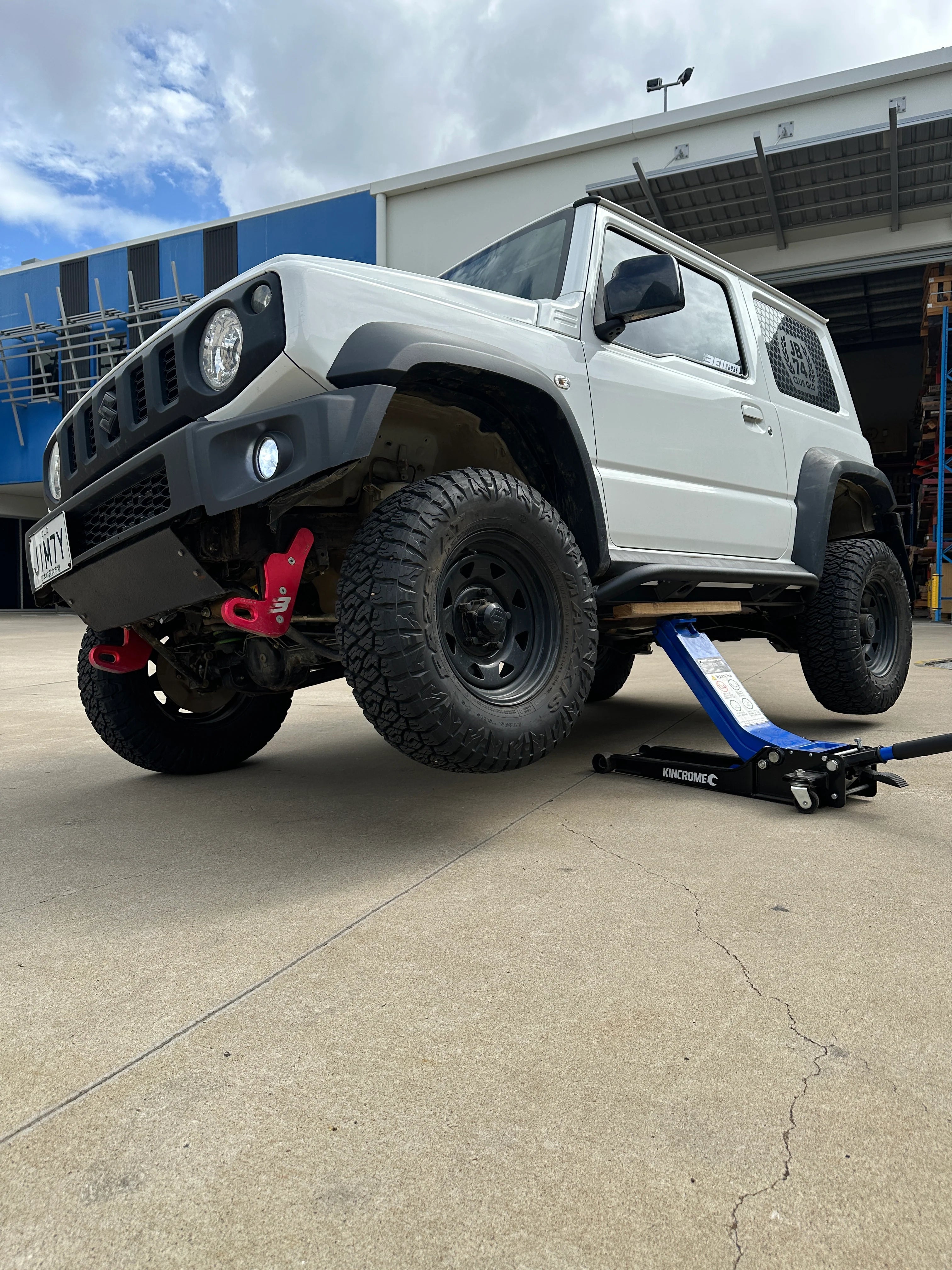 BEI HOUSE Version #2 Low Profile Rock Slider - Pair (Jimny Models 2018-Current GLX & Lite 3-Door)