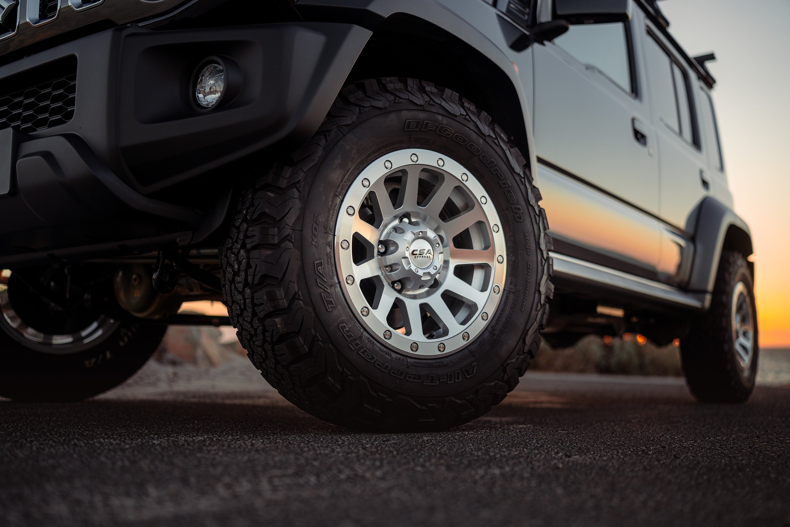 CSA Ridgeline Machined Alloy Wheel *15x7" ET0 (Jimny Models 2018-Current XL 5-Door, GLX & Lite 3-Door)