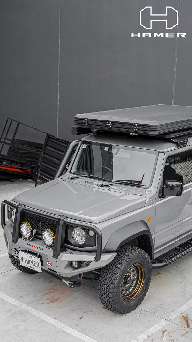 HAMER 4X4 Flat Rack - Roof Rack System (Jimny Models 2018-Current XL 5-Door, GLX & Lite 3-Door)