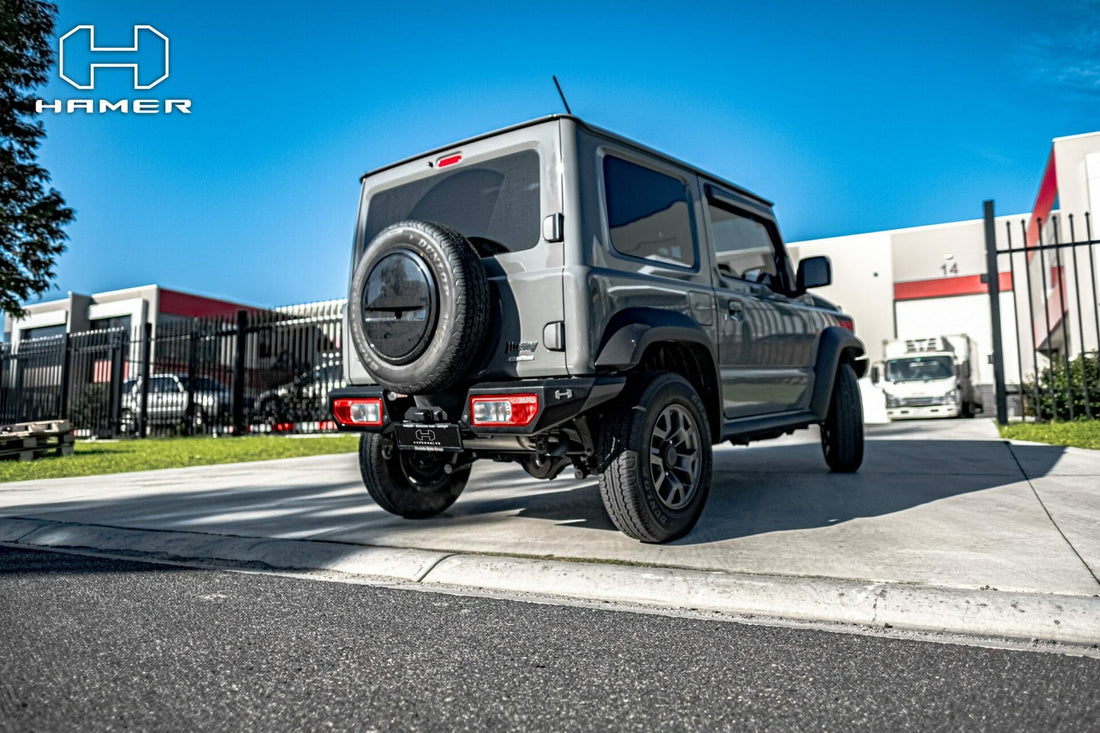 HAMER 4X4 M-Series Rear Bar (Jimny Models 2018-Current GLX & Lite 3-Do