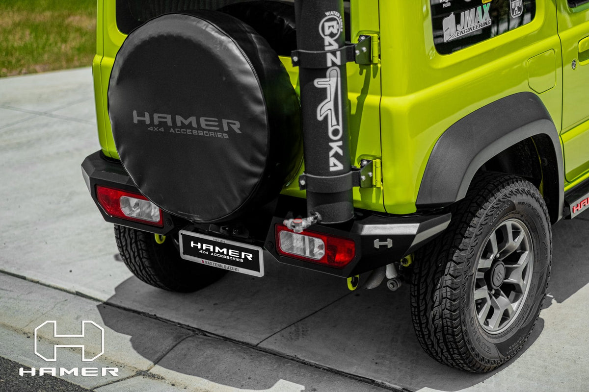 HAMER 4X4 M-Series Rear Bar (Jimny Models 2018-Current GLX & Lite 3-Do