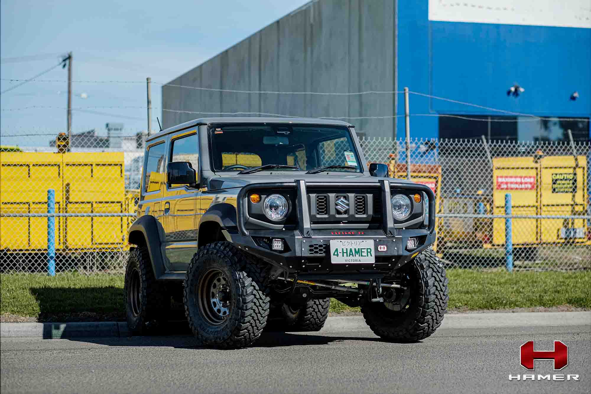 HAMER 4X4 King Series Plus Bull Bar (Jimny Models 2018-Current XL 5-Door, GLX & Lite 3-Door)